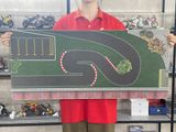  Phụ kiện thảm sa bàn chống trượt mô phỏng diorama bãi đỗ xe/ Parking lot đường xe chạy và công viên kích thước 90x40cm cho mô hình xe 1:64 Autono1 PT012 