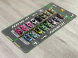 Phụ kiện thảm sa bàn chống trượt mô phỏng diorama bãi đỗ xe/ Parking lot có đường xe chạy kích thước 60x30cm tỉ lệ 1:64 Autono1 PT014 