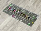  Phụ kiện thảm sa bàn chống trượt mô phỏng diorama bãi đỗ xe/ Parking lot đường xe chạy kích thước 90x40cm cho mô hình xe 1:64 Autono1 PT014 