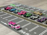  Phụ kiện thảm sa bàn chống trượt mô phỏng diorama bãi đỗ xe hơn 60 chỗ kích thước 100x50cm cho mô hình xe 1:64 Autono1 PT014 