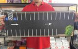 Phụ kiện thảm sa bàn chống trượt mô phỏng diorama bãi đỗ xe/ Parking lot có cây kích thước 80x30cm cho mô hình xe 1:64 Autono1 PT015 