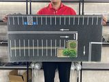  Phụ kiện thảm sa bàn chống trượt mô phỏng diorama bãi đỗ xe/ Parking lot có cây kích thước 60x30cm tỉ lệ 1:64 Autono1 PT015 
