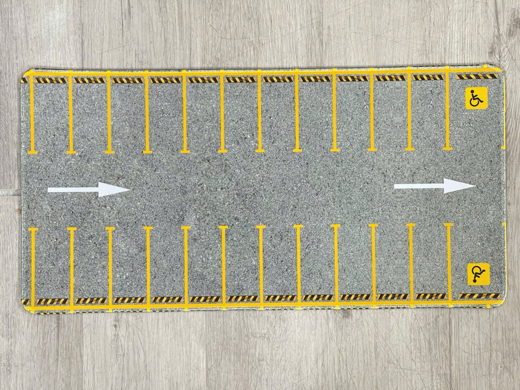  Phụ kiện thảm sa bàn chống trượt mô phỏng diorama bãi đỗ xe/ Parking lot kích thước 60x30cm tỉ lệ 1:64 Autono1 PT016 