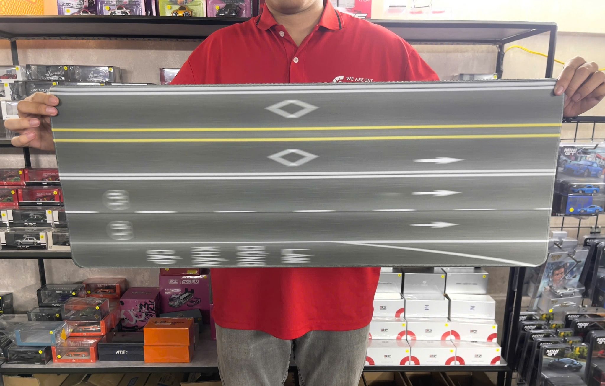  Phụ kiện thảm sa bàn chống trượt mô phỏng diorama cao tốc CT01 kích thước 80x30 cho mô hình xe 1:64 Autono1 PT027 