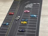  Phụ kiện thảm sa bàn chống trượt mô phỏng diorama đường bãi đỗ xe lớn kích thước 60x30 cho mô hình xe 1:64 Autono1 PT032 