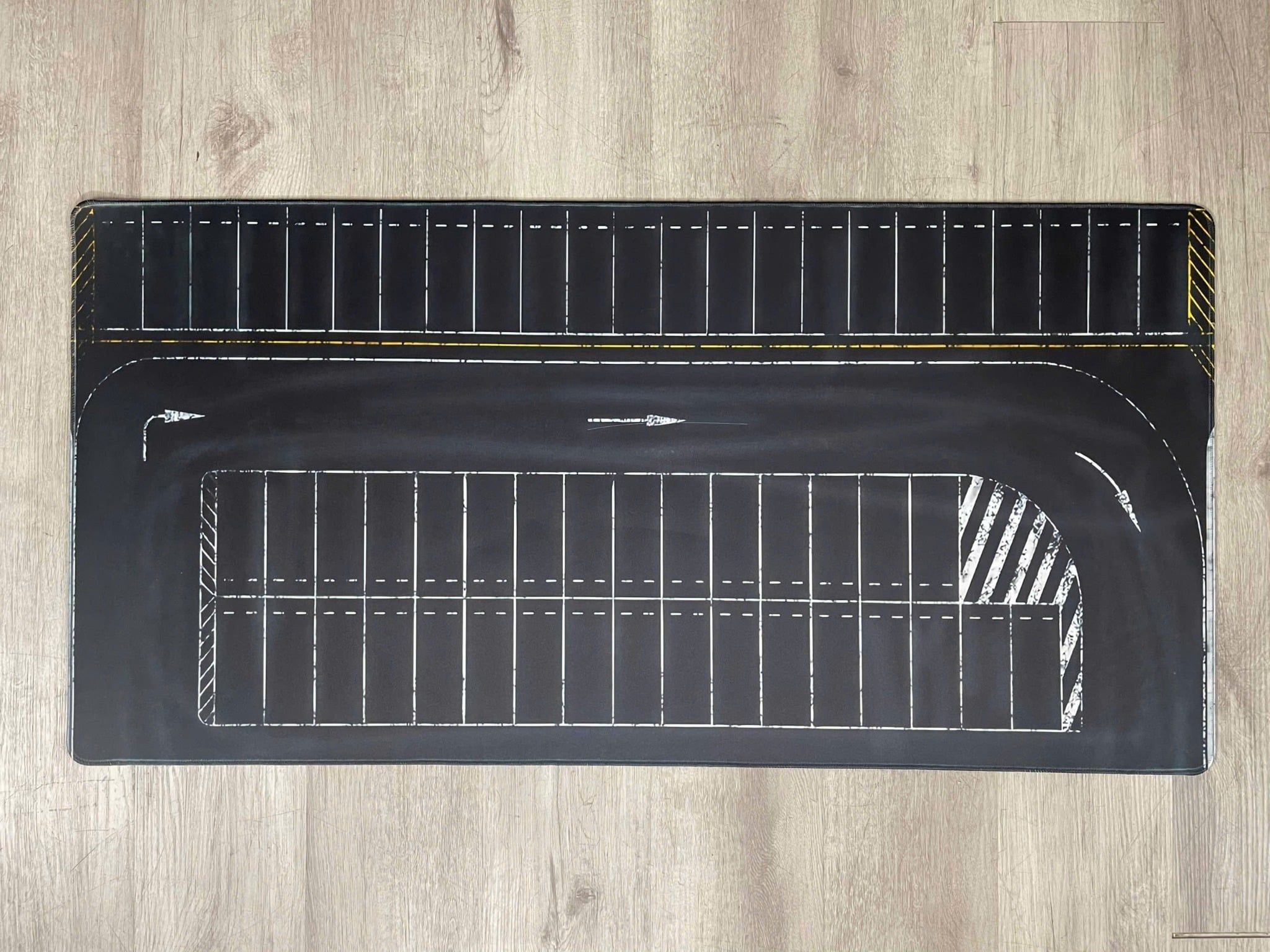  Phụ kiện thảm sa bàn chống trượt mô phỏng diorama đường bãi đỗ xe lớn kích thước 100x50 cho mô hình xe 1:64 Autono1 PT032 