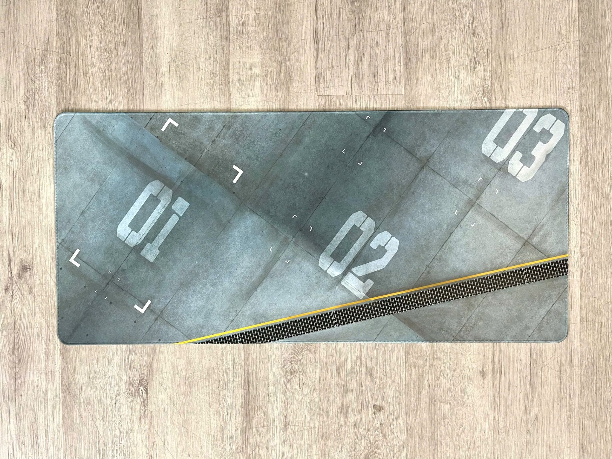  Phụ kiện thảm sa bàn chống trượt mô phỏng diorama sân đỗ xe kích thước 90x40 cho mô hình xe 1:64 Autono1 PT033 