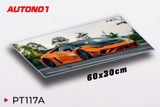  Phụ kiện Thảm lót chống trượt chủ đề siêu xe Lamborghini kích thước 30x60cm Autono1 PT117A 
