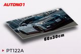  Phụ kiện Thảm lót chống trượt chủ đề siêu xe Nissan kích thước 30x60cm Autono1 PT122A 