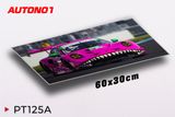  Phụ kiện Thảm lót chống trượt chủ đề siêu xe Porsche kích thước 30x60cm Autono1 PT125A 