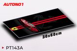  Phụ kiện Thảm lót chống trượt chủ đề siêu xe Ferrari 488 GT3 kích thước 30x60cm Autono1 PT143A 