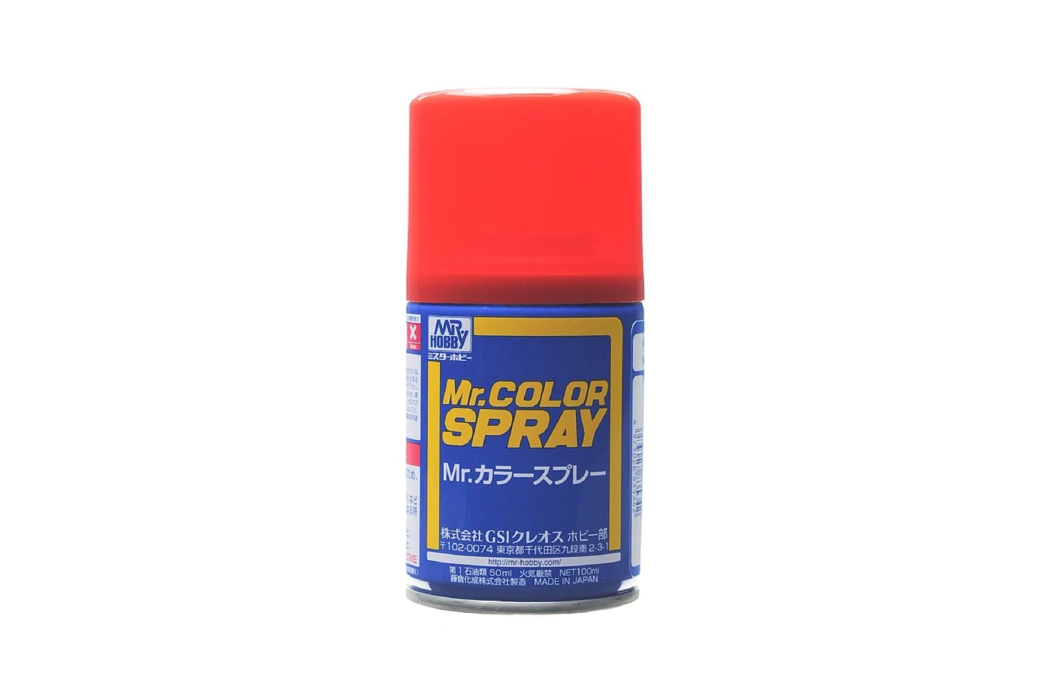  Lacquer S3 Gloss red bình xịt pha sẵn sơn mô hình màu đỏ bóng dòng Mr.Color Spray 100ml Mr.Hobby S3 