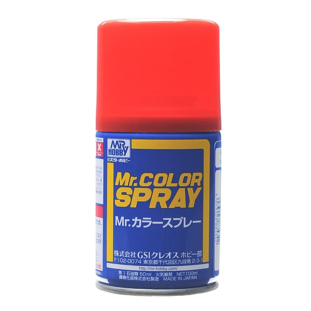  Lacquer S3 Gloss red bình xịt pha sẵn sơn mô hình màu đỏ bóng dòng Mr.Color Spray 100ml Mr.Hobby S3 
