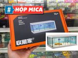  Hộp trưng bày mô phỏng phòng trưng bày xe có led Blue 29x16x6.5 SHOU CANG JIA tỉ lệ 1:64 SCJ423B 