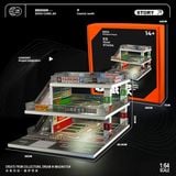  Hộp trưng bày mô phỏng JTimes Parking Garage Edition A 3 tầng có dốc kích thước 30.2x30.2x22.2 tỉ lệ 1:64 SHOU CANG JIA SCJ-73449A 
