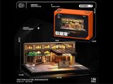  Hộp trưng bày mô phỏng cảnh khách sạn phong cách Trung Hoa tỉ lệ 1:64 Shou Cang Jia SCJ82071 