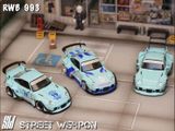  Mô hình xe Porsche RWB 993 tỉ lệ 1:64 Street Weapon SW6417007 