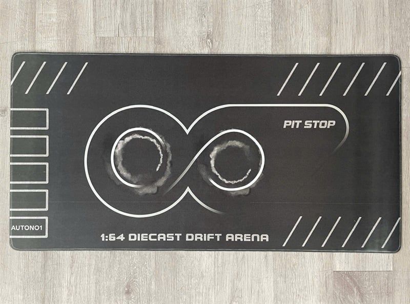 Phụ kiện thảm sa bàn chống trượt mô phỏng diorama đường đua PIT RACE nhiều kích thước 100x50 cho mô hình xe 1:64 Autono1 PT004 