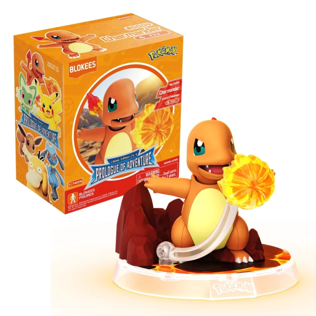  Mô hình lắp ráp Pokemon CV S Prologue of Adventure Charmander EP06 Blokees 74006 