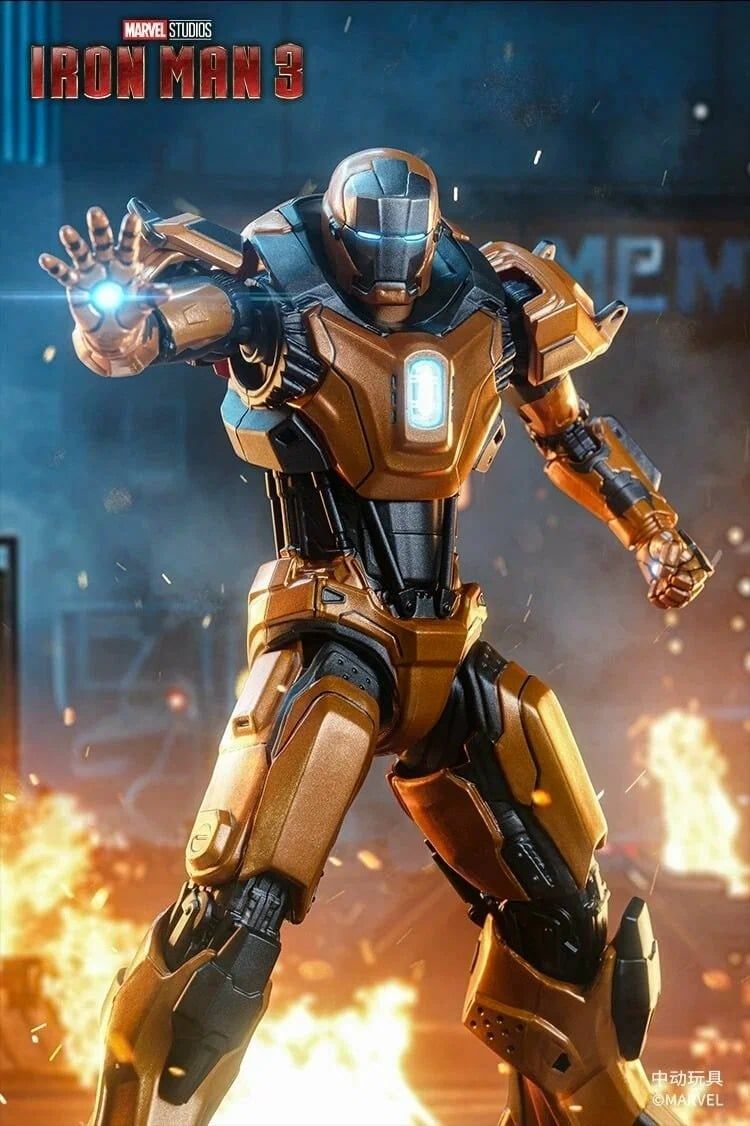  Mô hình nhân vật Marvel Iron man người sắt Mark 36 MK36 SHF Iron man 3 tỉ lệ 1:10 18CM ZM64 ZD Toys FG262 