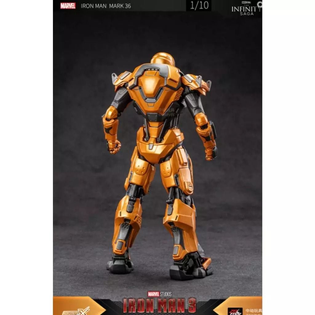  Mô hình nhân vật Marvel Iron man người sắt Mark 36 MK36 SHF Iron man 3 tỉ lệ 1:10 18CM ZM64 ZD Toys FG262 