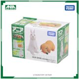  Mô hình động vật thỏ trắng Ania AS-34 Rabbit Takara Tomy 119524 