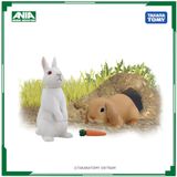  Mô hình động vật thỏ trắng Ania AS-34 Rabbit Takara Tomy 119524 