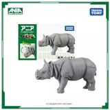  Mô hình động vật tê giác Ấn Độ ANIA AS-18 Indian Rhinoceros Takara Tomy 871064 