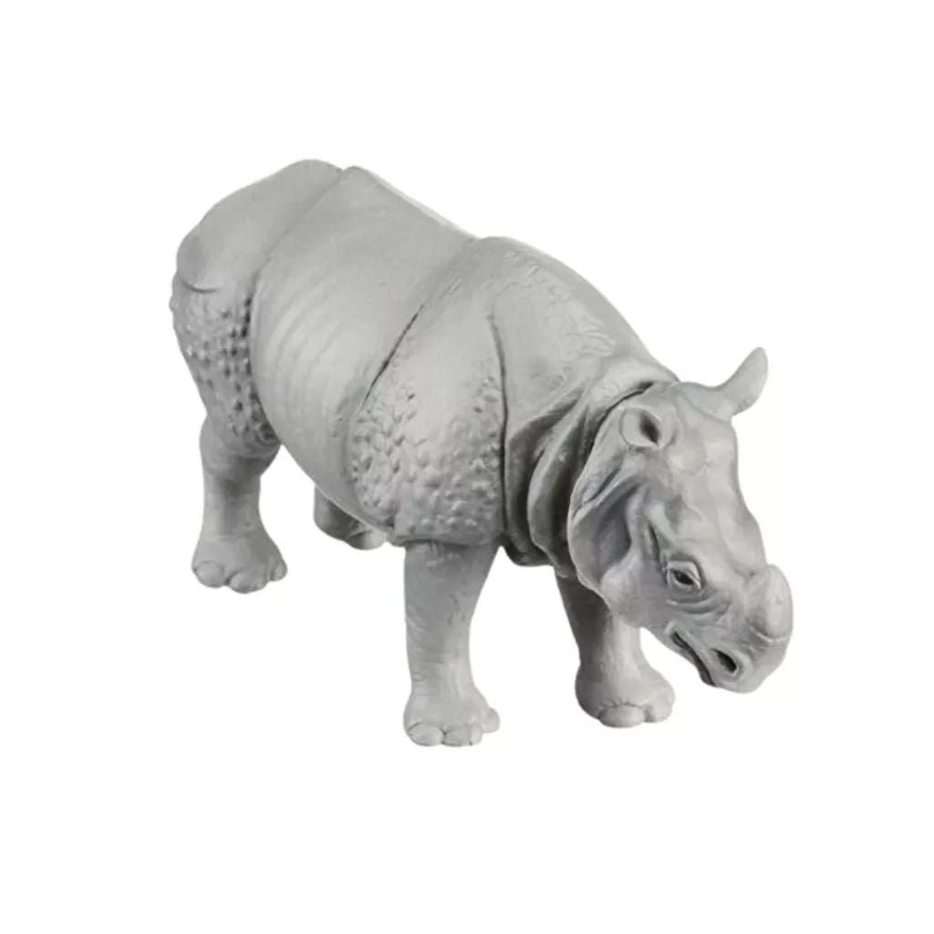  Mô hình động vật tê giác Ấn Độ ANIA AS-18 Indian Rhinoceros Takara Tomy 871064 