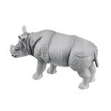  Mô hình động vật tê giác Ấn Độ ANIA AS-18 Indian Rhinoceros Takara Tomy 871064 