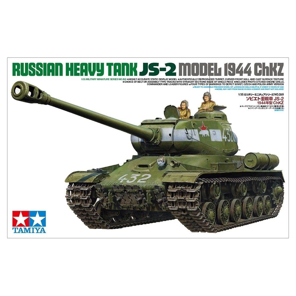  Mô hình lắp ráp xe tăng Russian Heavy Tank JS-2 Model 1944 ChKZ tỉ lệ 1:35 Tamiya 35289 