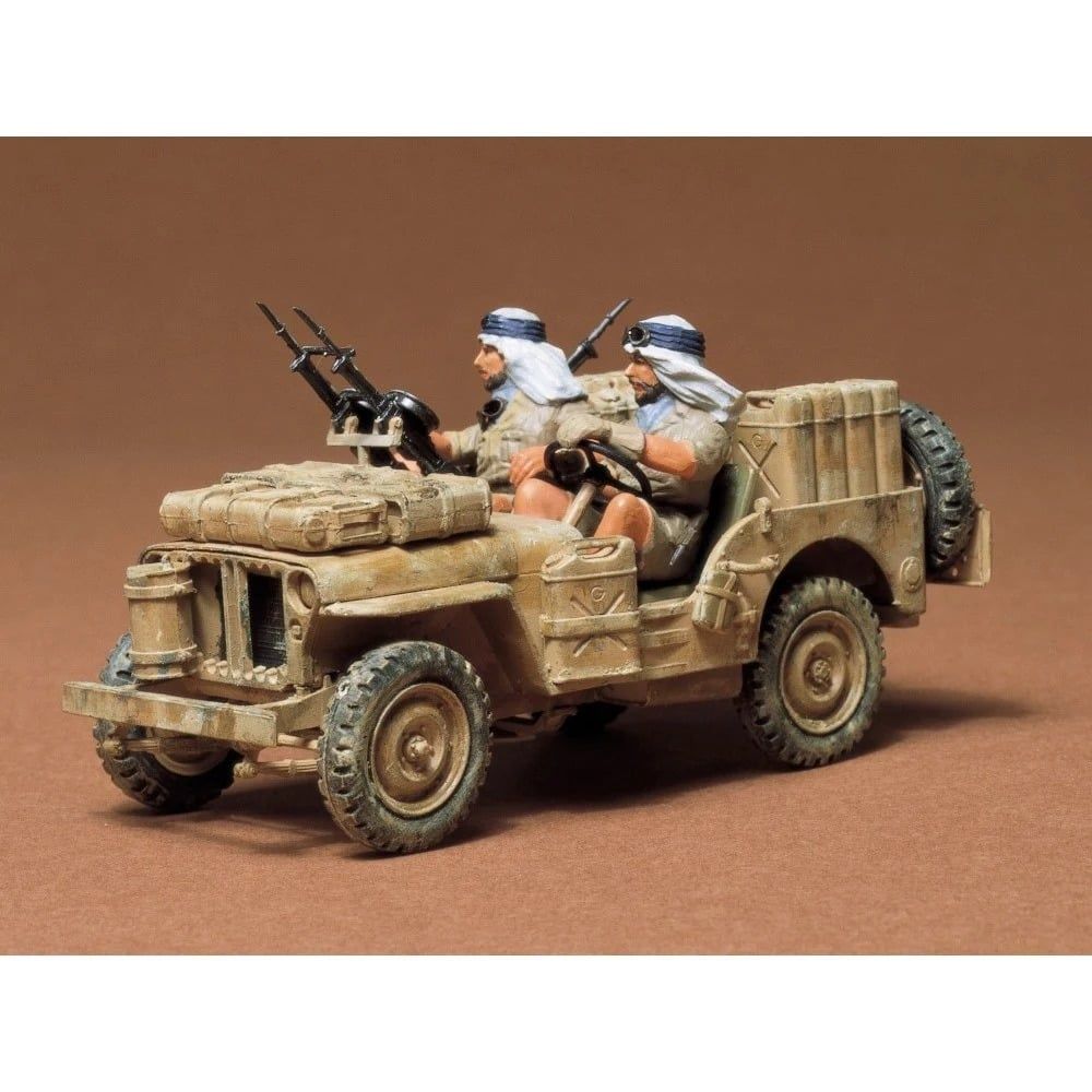  Mô hình lắp ráp xe Jeep Quân sự BR. S.A.S JEEP tỉ lệ 1:35 Tamiya 35033 