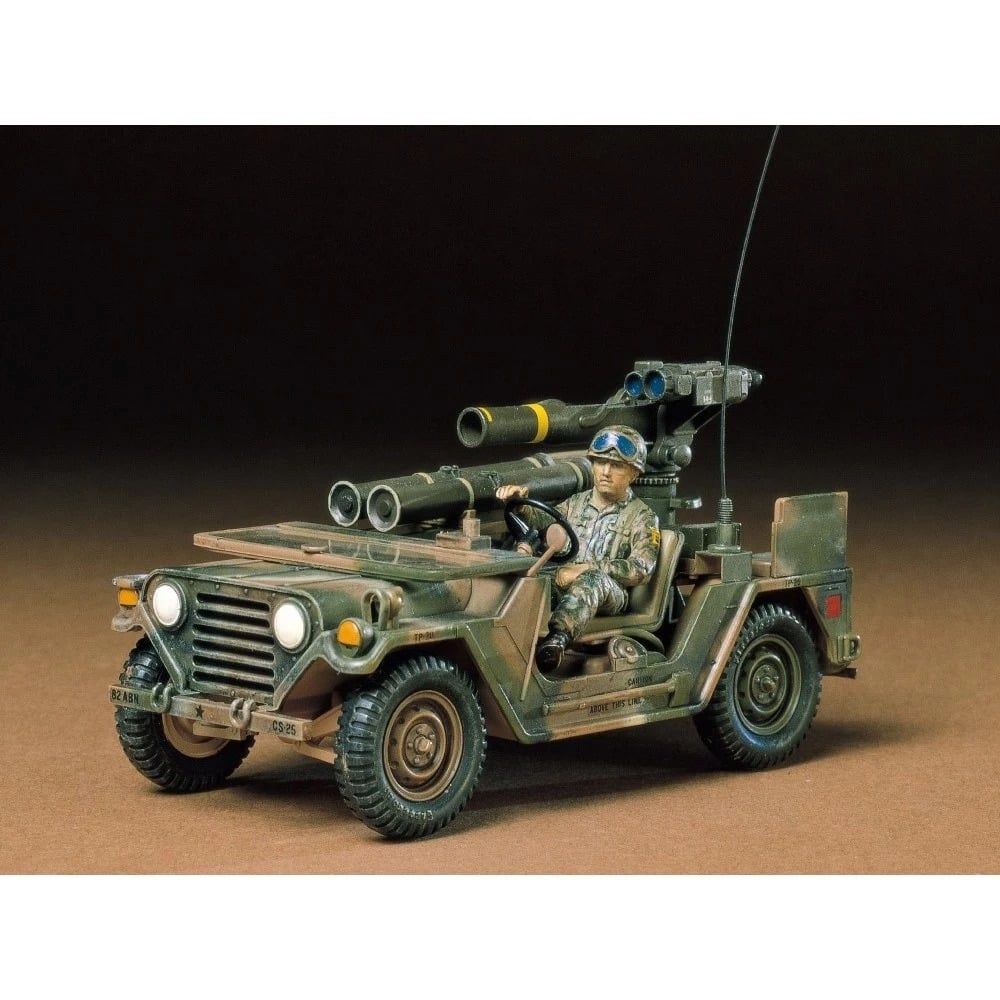  Mô hình lắp ráp ô tô quân sự U.S. M151A2 w/TOW LAUNCHER tỉ lệ 1:35 Tamiya 35125 
