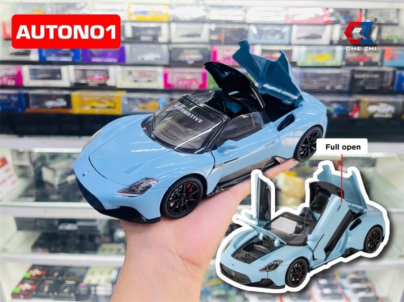  Xe ô tô mô hình bằng hợp kim và nhựa Serati MC20 2023 tỉ lệ 1:24 Chezhi OT24087 