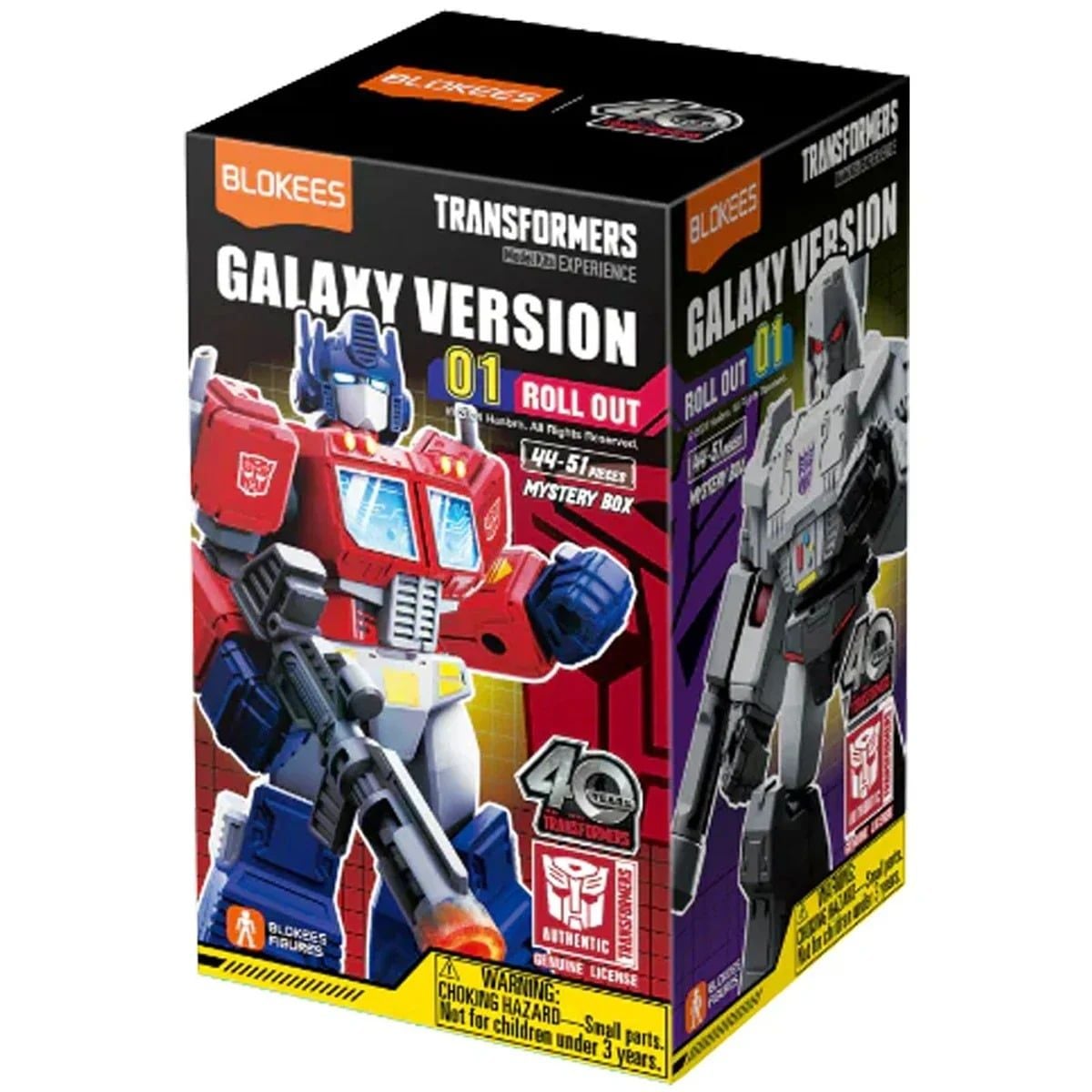  Set 9 box mô hình lắp ráp Blokees Model Kits Transformers 71100 Galaxy Version 01 Roll out 