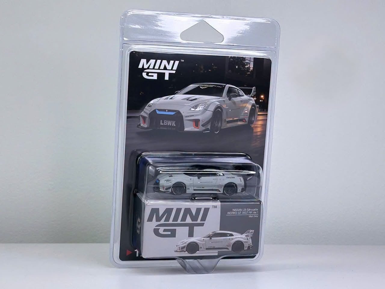 MINI GT #1248 Nissan LB-Silhouette WORKS GT 35GT-RR Ver.1 Matt Grey 1:64