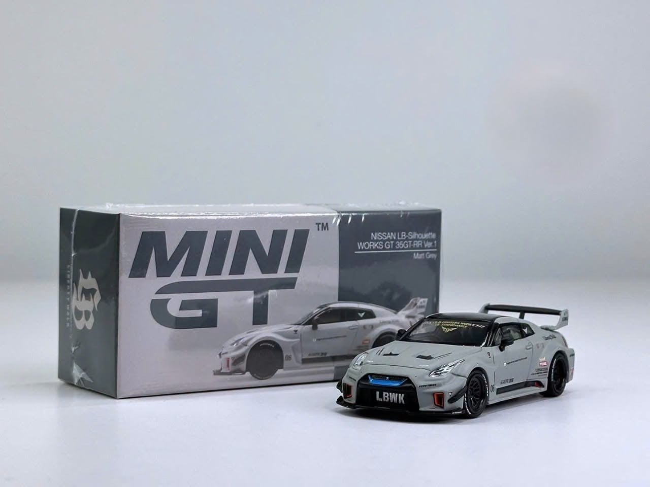 MINI GT #1248 Nissan LB-Silhouette WORKS GT 35GT-RR Ver.1 Matt Grey 1:64