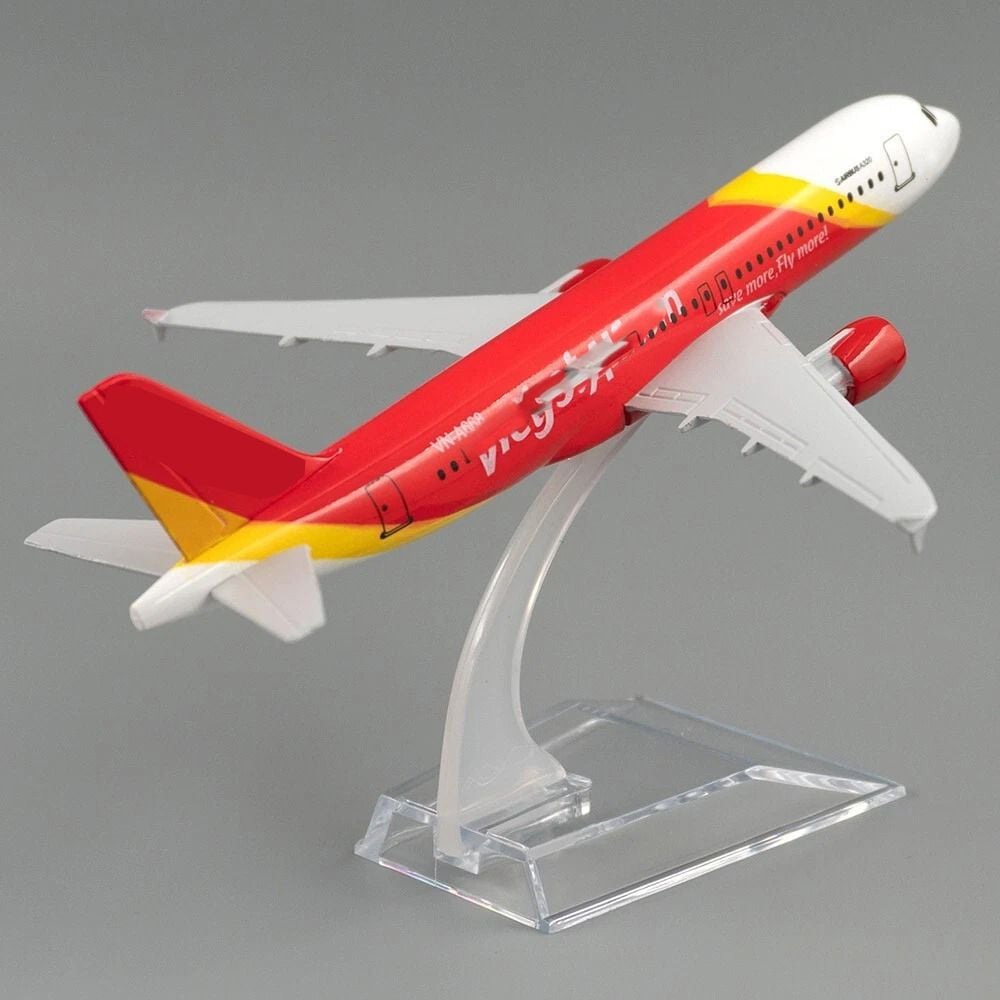  Mô hình máy bay VJ VN-A668 dòng A A320 16cm MB16139 