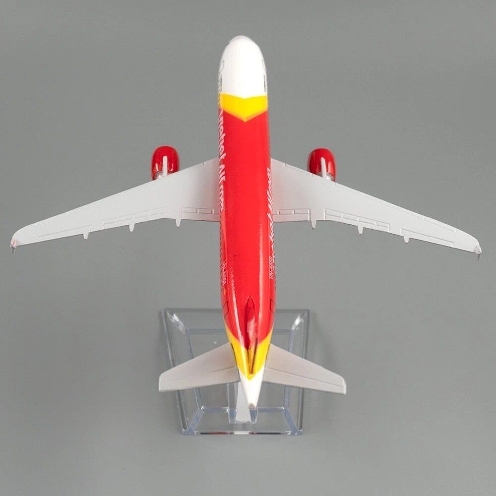  Mô hình máy bay VJ VN-A668 dòng A A320 16cm MB16139 