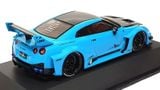  Mô hình ô tô Nissan GTR R35 LBWK Silhouette Miami Blue 2019 tỉ lệ 1:43 Solido model S4311209 