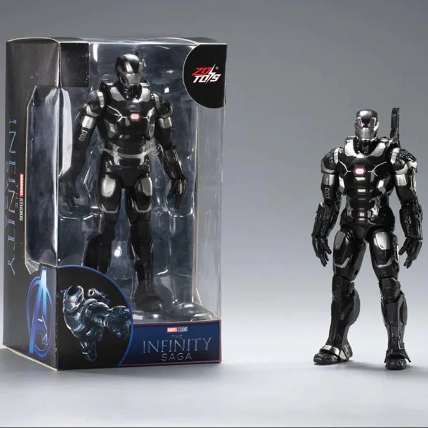  Mô hình nhân vật Marvel War Machine Avenger End game có khớp tỉ lệ 1:10 18CM ZD Toys ZM85 