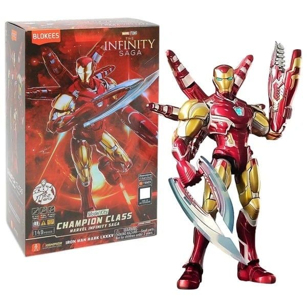  Mô hình lắp ráp Marvel Infinity SAGA CC01 Iron Man MK85 SE Blokees EM05 73923 