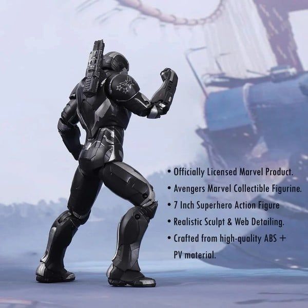  Mô hình nhân vật Marvel War Machine có khớp tỉ lệ 1:10 18CM ZD Toys ZM43 