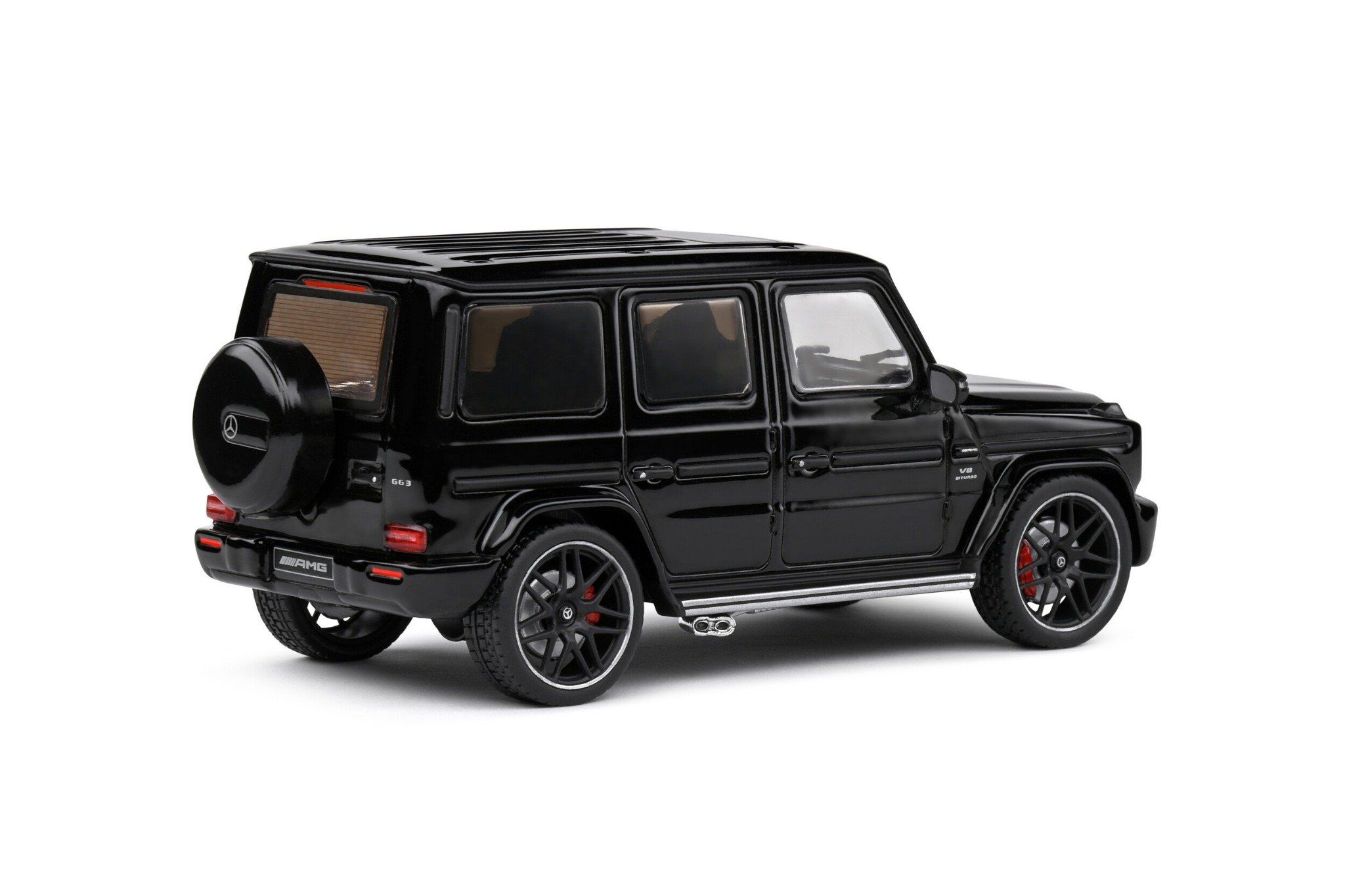  Mô hình xe ô tô Mercedes Benz G63 AMG Metallic Black tỉ lệ 1:43 Solido model S4316702 