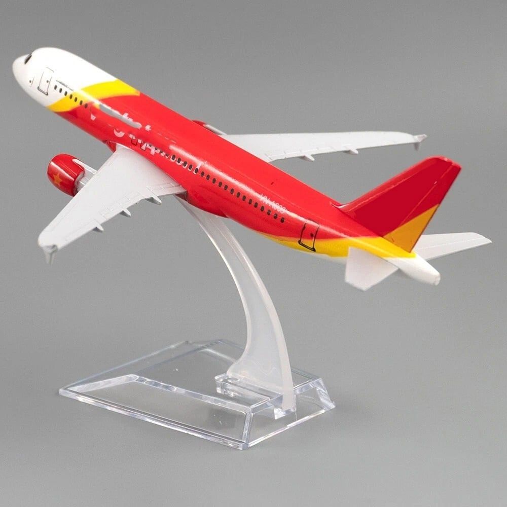 Mô hình máy bay VJ VN-A668 dòng A A320 16cm MB16139 