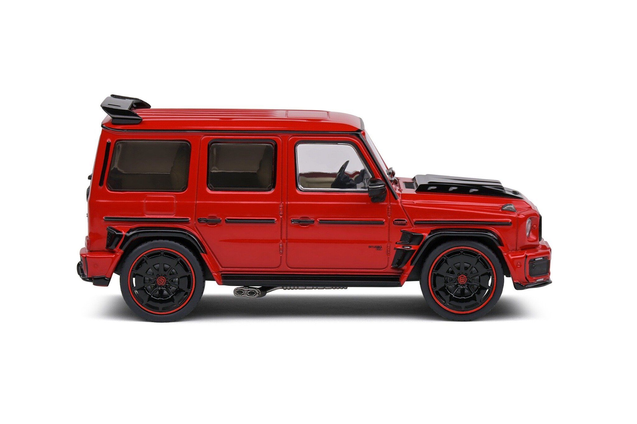  Mô hình xe ô tô Mercedes Benz G63 Brabus Widestar Red Pearl 2022 tỉ lệ 1:43 Solido model S4312407 