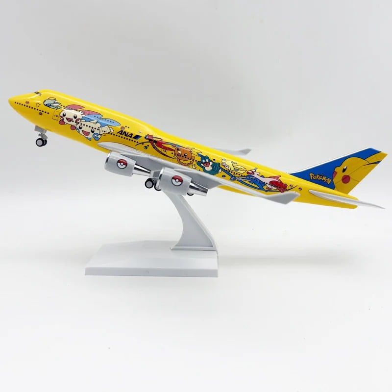  Mô hình máy bay Pikachu B747 có bánh xe - kích thước 30cm MB30048 