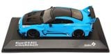  Mô hình ô tô Nissan GTR R35 LBWK Silhouette Miami Blue 2019 tỉ lệ 1:43 Solido model S4311209 