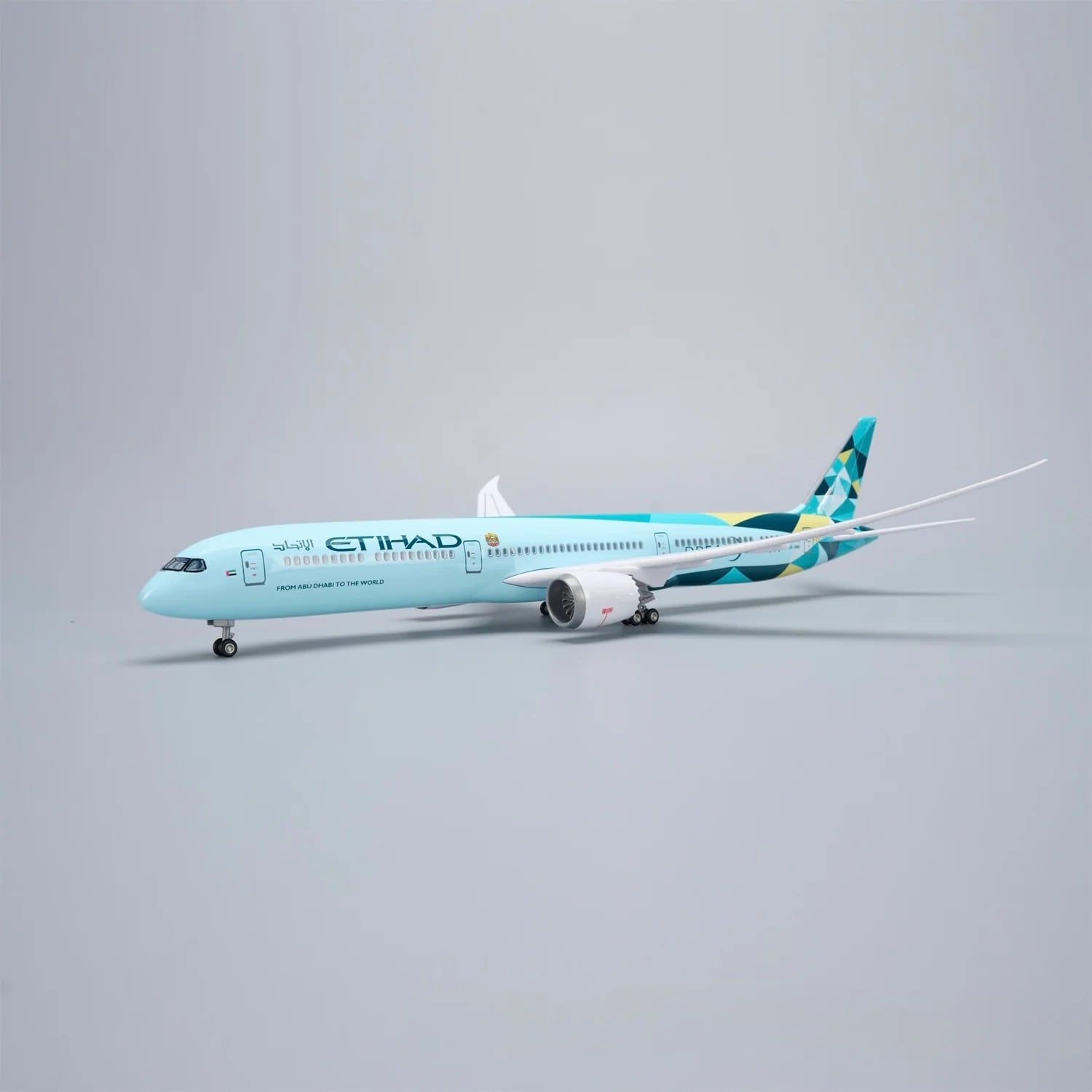  Mô hình máy bay Etihad Airways Boeing 787-10 Dreamliner kích thước 47cm No LED MB47090 