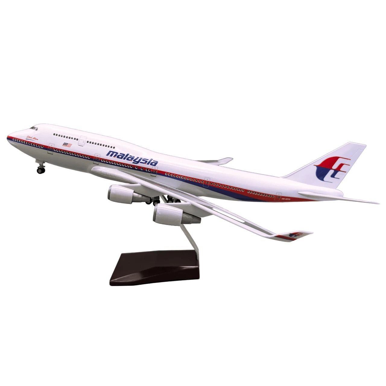  Mô hình máy bay Qatar FiFa World cup 2022 Boeing B777 có bánh xe kích thước 47cm no led MB47108 